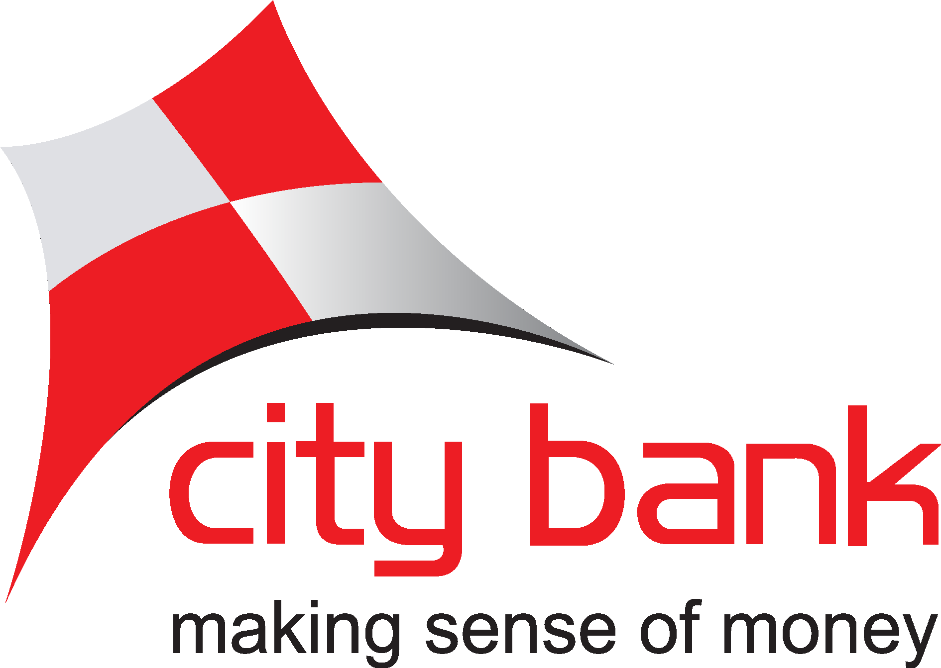 Online Course City Bank Logo Vector